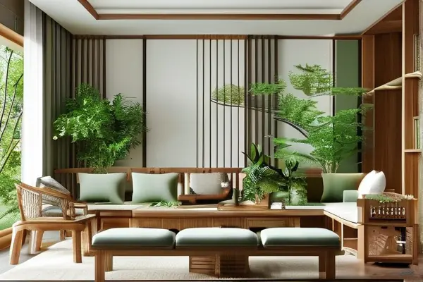 中医装修风格的客厅