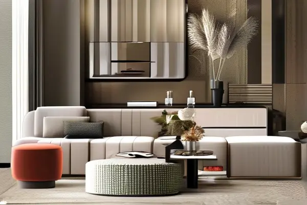 现代客厅装修效果图,展示装修小常识