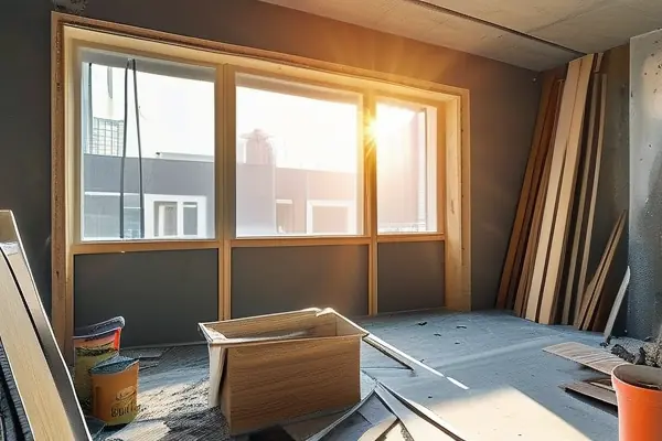 现代家居装修现场