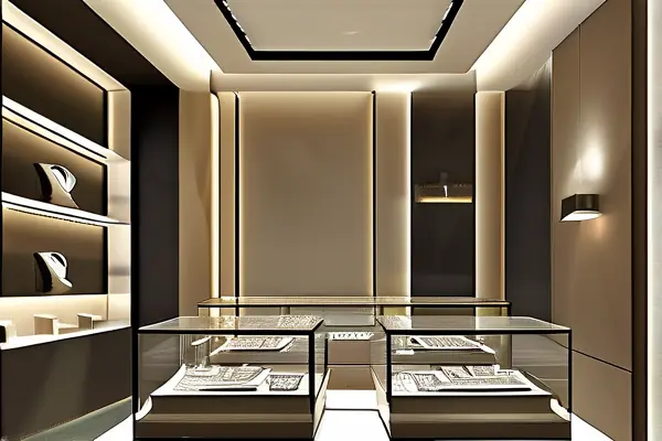 现代化珠宝店装修效果展示