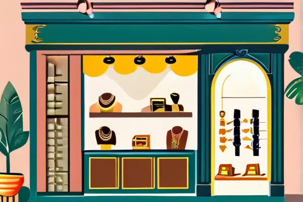 珠宝店装修预算资金分配示意图