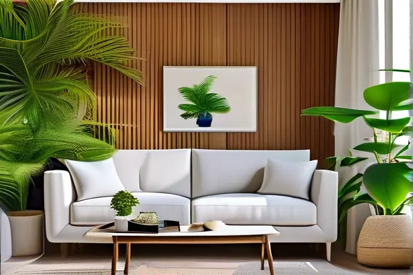 专业技术人员在新装修的客厅中检测甲醛含量