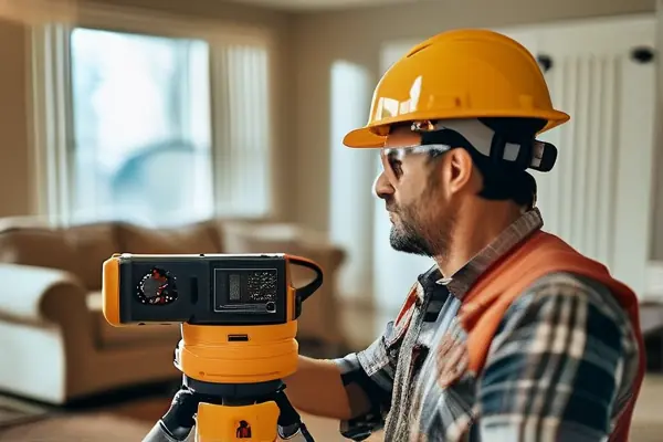 家装师傅检测室内甲醛含量