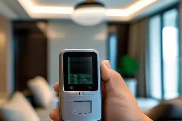 专业人士进行室内甲醛检测