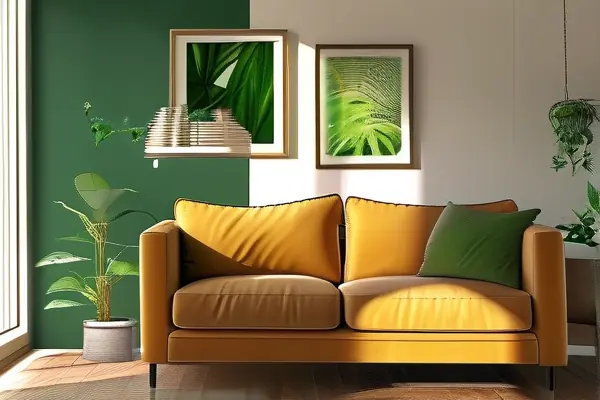 业主用检测仪测量新房甲醛浓度，工人正在摆放除醛炭包