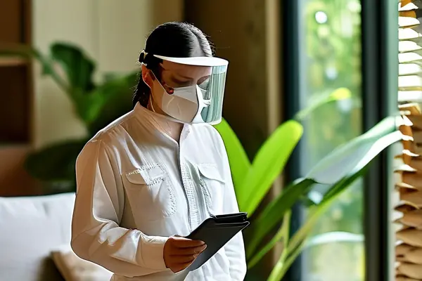 扬州家装甲醛检测服务现场实拍图