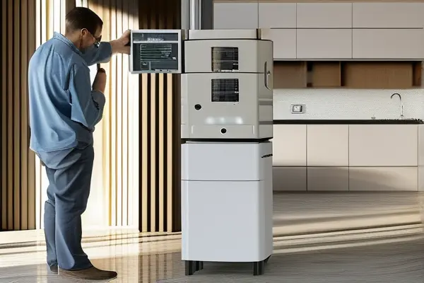 专业甲醛检测人员在工作