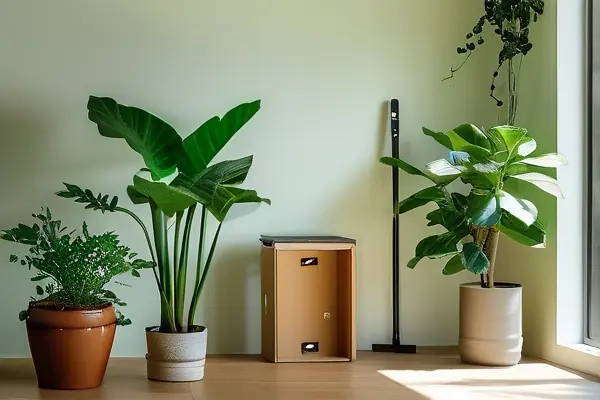 专业人员在新装修房屋内进行甲醛检测