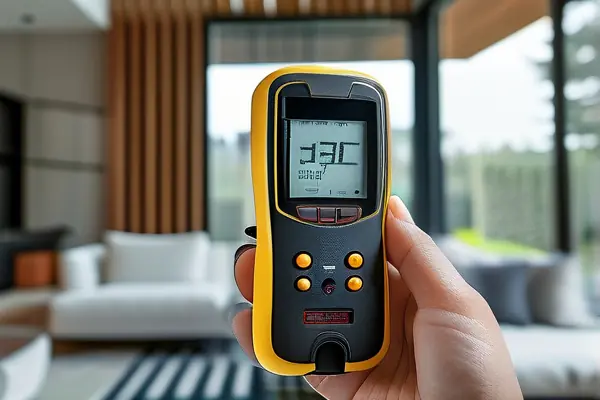 专业人员在新房进行甲醛检测