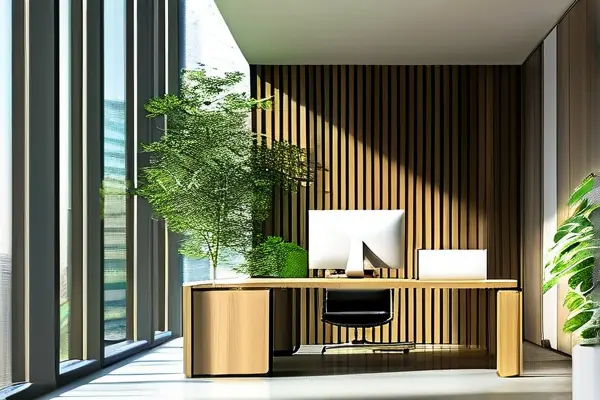 符合风水学的现代简约办公室布局