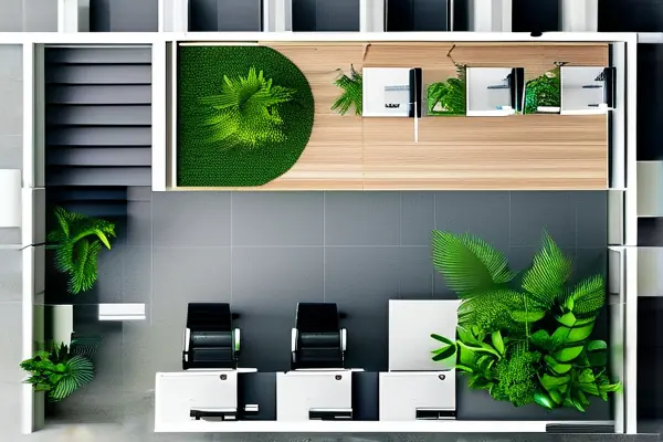 办公室风水布局示意图