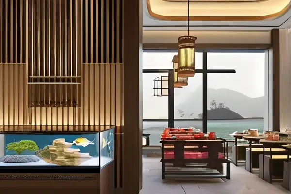 餐饮风水装修效果图展示