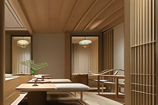扬州茶社内部装修实景