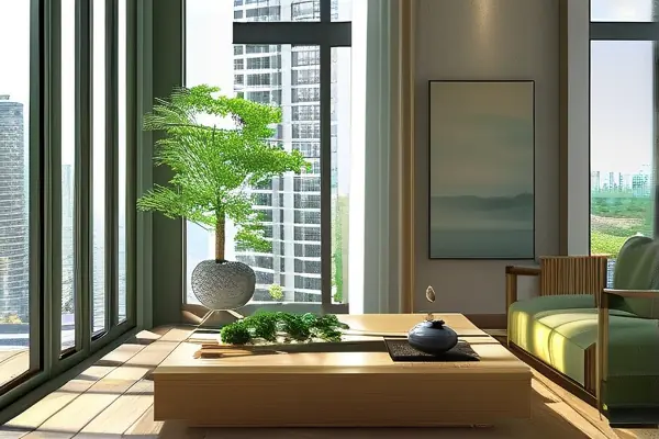 高层新居装修风水示例图