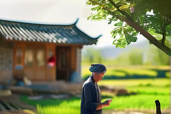 农村新房装修风水学指导场景