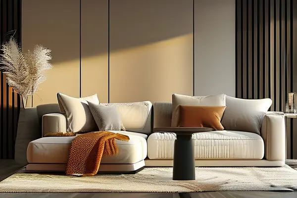 现代客厅软装搭配效果图