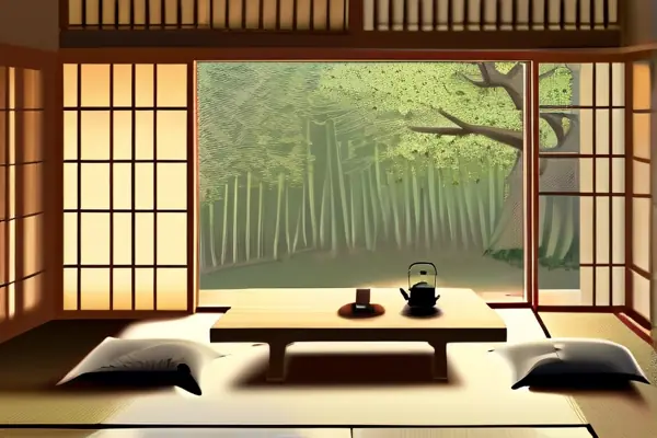 温馨日式风格榻榻米房间实景图