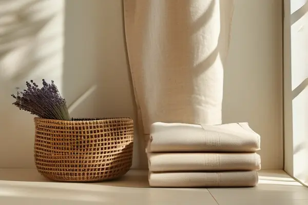 外贸家居保养方式裤收纳示范图