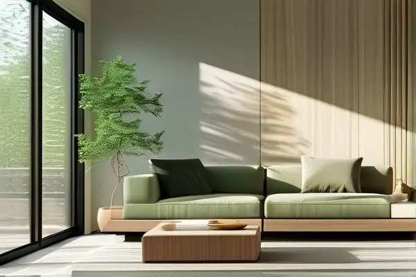 西郊大公馆网友晒家实景-现代简约风格客厅