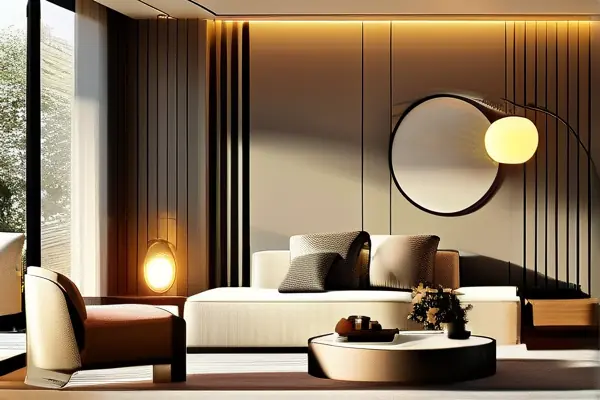 现代客厅灯具搭配效果展示