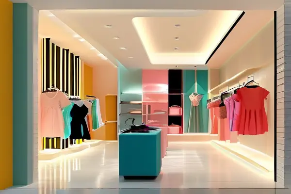 时尚女装店装修效果展示