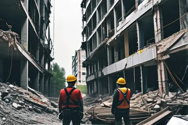 办公楼拆除现场专业施工团队
