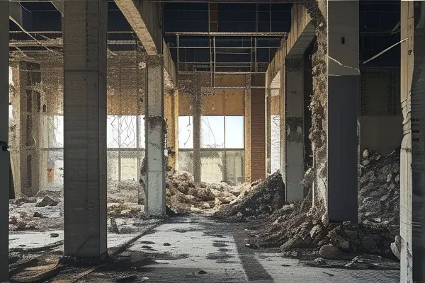 办公室拆除现场工作图