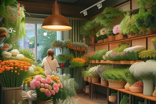 花店内部装修效果图