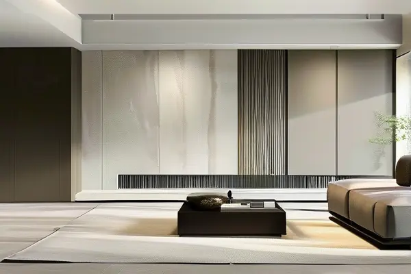 现代简约风格客厅装修实景效果展示