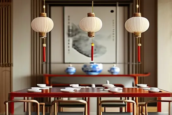 传统中式餐厅装修效果展示