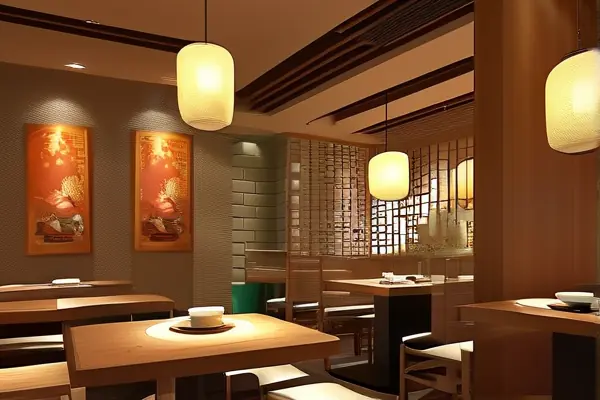 温馨粥店装修效果图
