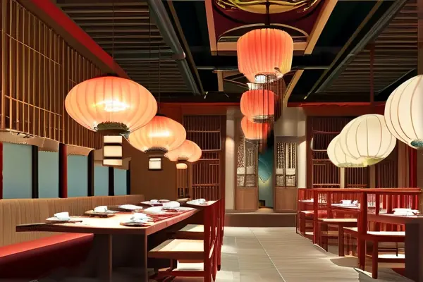 中式餐厅装修效果图展示