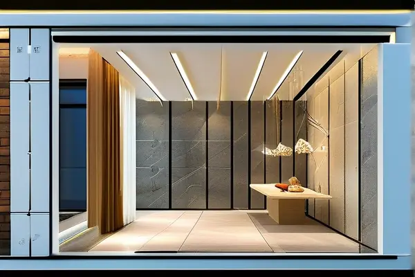 三维立体展示的家装全流程施工场景示意图