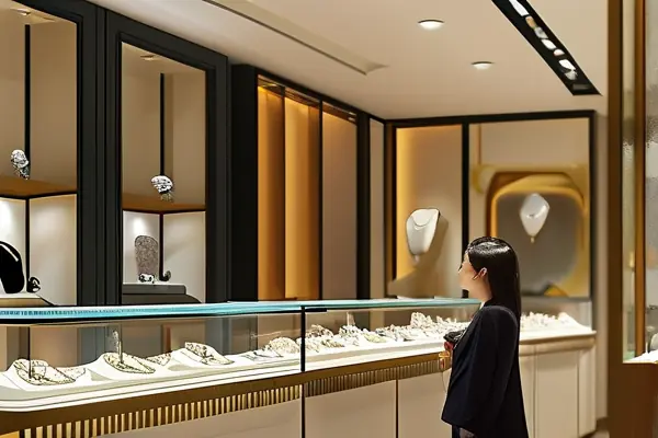 高端珠宝店内部装修效果图