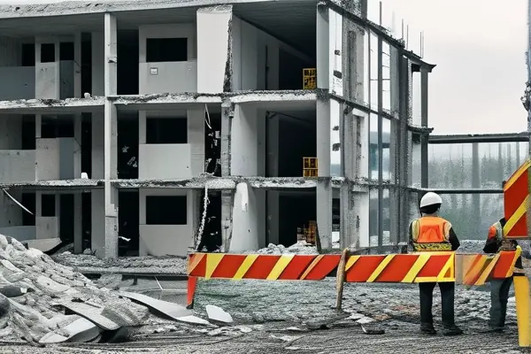 办公楼拆除工程现场实景