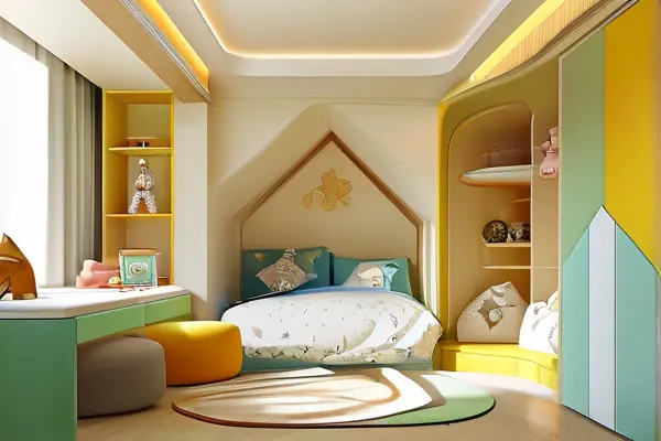 幼儿园网友晒家分享的温馨儿童房